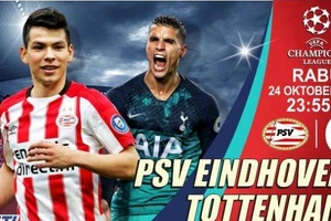 Lorenzo (PSV) và Eric Lamela (Tottenham)