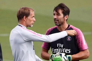 Tuchel và Gigi Buffon