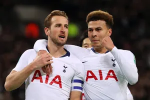 Harry Kane (trái) và Dele Ali ở Tottenham.