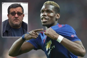 Paul Pogbsa và người đại diện Mino Raiola