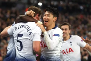 Niềm vui chiến thắng của Tottenham