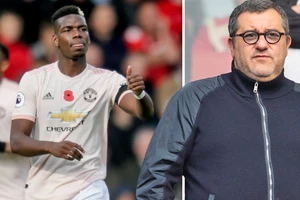 Paul Pogba và người đại diện Mino Raiola.