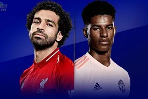 Mo Salah và Marcus Rashford