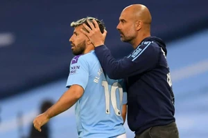 Sergio Aguero và ông thầy Pep Guardiola