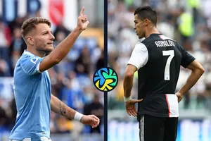 Ciro Immobile và Cristiano Ronaldo