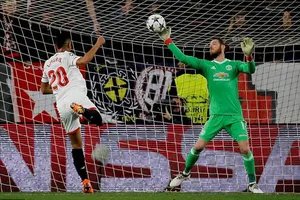 David De Gea từng khiến các tiền d89a5om Seville nản lòng ở Champions League 2018