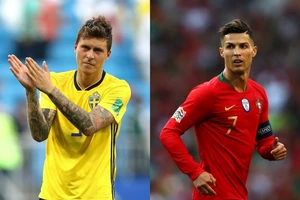 Victor Lindelof sẽ cố gắng ngăn cản Ronaldo