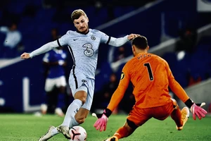 Timo Werner bỏ lỡ cợ hội trước Brighton