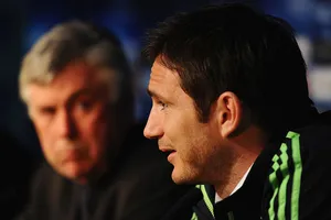 Frank Lampard và ông thầy cũ Carlo Ancelotti