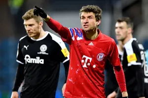 Tiền đạo Thomas Mueller thất vọng với sai sót ở hàng thủ