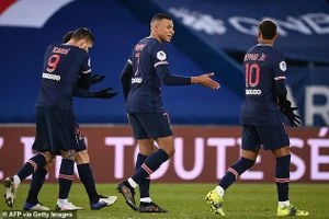 Kylian Mbappe dẫn đầu giải Vua phá lưới Ligue 1