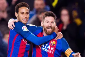 Neymar va Messi khi còn chơi cùng nhau ở Barcelona