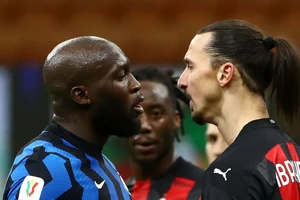 Romelu Lukaku và Zlatan Ibrahimovic