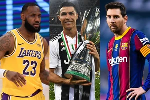 LeBron James, Ronaldo và Messi