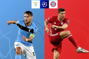 Ciro Immobile (Lazio) và Robert Lewandowski (Bayern)