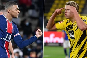 Kylian Mbappe và Erling Haaland