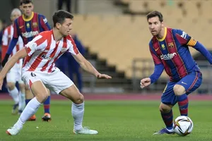 Leo Messi có cơ hội rửa mối hận thua Bilbao trận Siêu cúp Tây Ban Nha hồi tháng 1