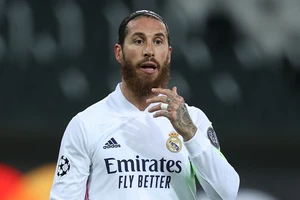 Trung vệ Sergio Ramos đã trở lại