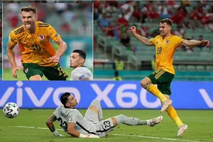 Pha ghi bàn mở tỷ số của Aaron Ramsey