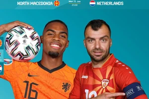 Goran Pandev (trái) sẽ chơi trận cuối cùng cho Macedonia