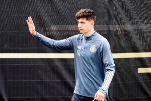 Tiền vệ Kai Havertz trong màu áo tuyển Đức