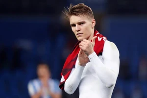 Martin Odegaard trong màu áo Arsenal