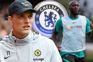 Thomas Tuchel và Romelu Lukaku