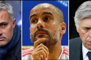  Jose Mourinho, Pep Guardiola và Carlo Ancelotti