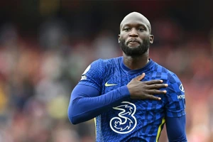 Romelu Lukaku trong màu áo Chelsea