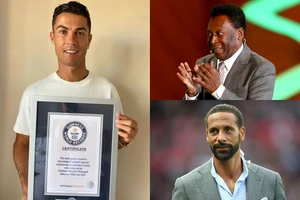 Ronaldo nhận bằng Guiness và lời khen tung của Pele, Rio Ferdinand