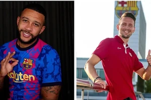 Memphis Depay và Luuk de Jong đã đủ tạo hỏa lực cho Barca