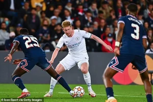 Kevin De Bruyne chỉ được tờ L'Équipe chấm 3 điểm