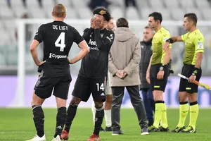 Các cầu thủ Juve thất vọng khi thua Sassuolo