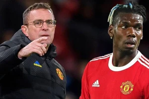 Ralf Rangnick và Paul Pogba