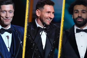 Robert Lewandowski, Leo Messi và Mo Salah sẽ được vinh danh ngày 17-1