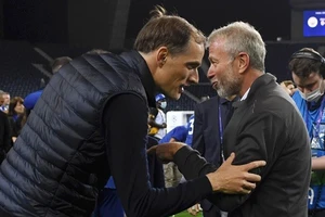 Thomas Tuchel và Roman Abramovich 