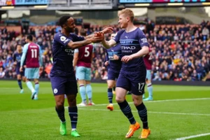 Kevin De Bruyne ăn mừng bàn thắng