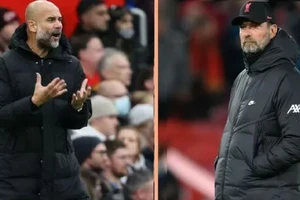 Pep Guardiola và Jurgen Klopp