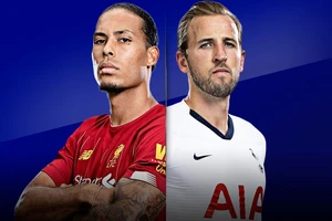 Van Dijk (Liverpool) và Harry Kane (Tottenham)