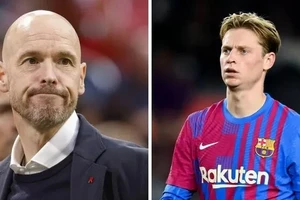 Erik ten Hag và cậu học trỏ cũ Frankie de Jong