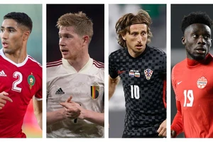 De Bruyne và Luka Modric (giữa))mặc sức tung hoành trước Canada và Morocco