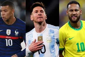 Kylian Mbappe, Lionel Messi và Neymar