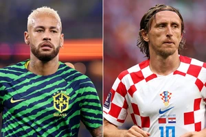 Neymar và Luka Modric