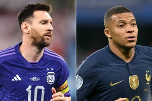 Leo Messi và Kylian Mbappe