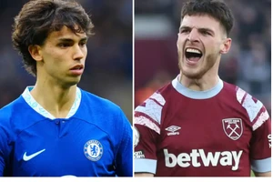 Joao Felix và Declan Rice