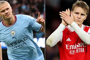 Erling Haaland (Man City) sẽ thắng Martin Odegaard (Arsenal) trong cuộc đua về đích