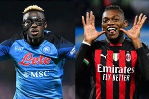 Victor Osimhen (Napoli) và Rafael Leao (AC Milan)