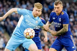 Kevin De Bruyne (Man City) và Tony Kroos (Real Madrid)