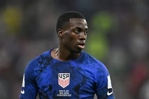 Timothy Weah trong màu áo tuyển Mỹ