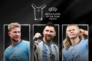 De Bruyne, Haaland & Messi được đề cử giải Cầu thủ xuất sắc nhất năm của UEFA